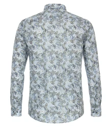 CASAMODA Blusenshirt Langarm Casual Hemd Gelb/Dunkelgrün/Grau/Blau