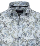 CASAMODA Blusenshirt Langarm Casual Hemd Gelb/Dunkelgrün/Grau/Blau