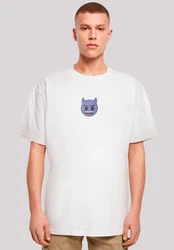 emoji couture T-Shirt Evil smiling furry face Premium Qualität lila