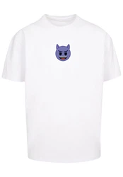 emoji couture T-Shirt Evil smiling furry face Premium Qualität lila