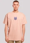 emoji couture T-Shirt Evil smiling furry face Premium Qualität lila