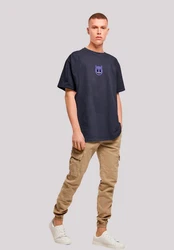 emoji couture T-Shirt Evil smiling furry face Premium Qualität lila