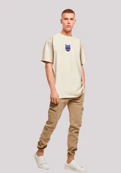emoji couture T-Shirt Evil smiling furry face Premium Qualität lila