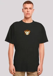 T-Shirt Smiling monkey furry face Premium Qualitt