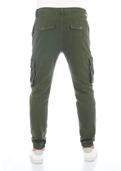 riverso Cargohose RIVHanno Slim Fit Herren Hose Dunkelgrün/Khaki/Grün