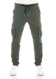 Cargohose Herren Hose RIVHanno Slim Fit Outdoor Freizeithose mit Stretch