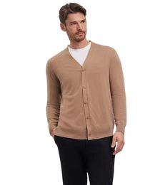 Strickjacke (1-tlg) aus reinem Kaschmir