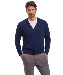 FALKE Strickjacke Dunkelblau/Hellblau/Blau
