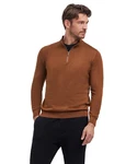 FALKE Strickpullover Braun/Beige/Orange