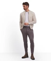 FALKE Strickjacke Khaki/Beige/Braun/Grau