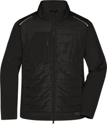 James & Nicholson Steppjacke Hybrid  Schwarz