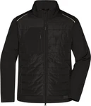 James & Nicholson Steppjacke Hybrid  Schwarz