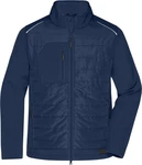 James & Nicholson Steppjacke Hybrid  Dunkelblau/Blau
