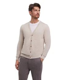 Strickjacke (1-tlg) aus reiner, extrafeiner Merinowolle