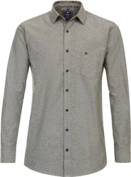 Redmond Langarmhemd Hellgrau/Grau/Khaki