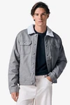 Next Jeansjacke Jeans-Truckerjacke (1-St) Hellgrau/Grau/Blau/Dunkelgrau