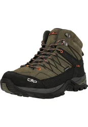 CMP Rigel MID Trekking Shoe Schnürschuh (WP) Olive/Flame