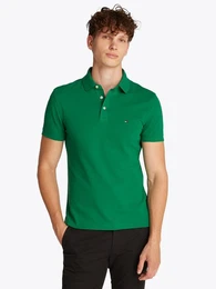 Poloshirt 1985 SLIM POLO aus leicht strukturiertem Piqu-Material