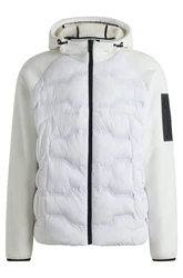 BOSS GREEN Steppjacke J_Cloud mit Kapuze grün