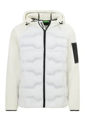 BOSS GREEN Steppjacke J_Cloud mit Kapuze grün