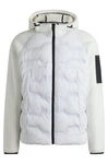 BOSS GREEN Steppjacke J_Cloud mit Kapuze grün