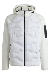 BOSS GREEN Steppjacke J_Cloud mit Kapuze grün