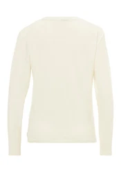 BOSS Langarmshirt mit Rundhalsausschnitt Beige/Braun/Weiß/Rosa/Gelb