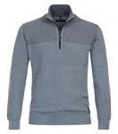 CASAMODA Troyer uni Grau/Dunkelblau