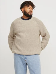 Jack & Jones PlusSize Rundhalspullover JJJONES KNIT CREW NECK 