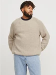 Jack & Jones PlusSize Rundhalspullover JJJONES KNIT CREW NECK 