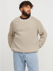 Jack & Jones PlusSize Rundhalspullover JJJONES KNIT CREW NECK 