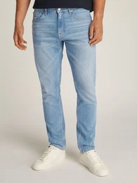 Tapered-fit-Jeans Austim Slim Tapered mit Logostickereien