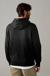 Next Kapuzensweatshirt Jersey-Hoodie Batik-Farbverlauf