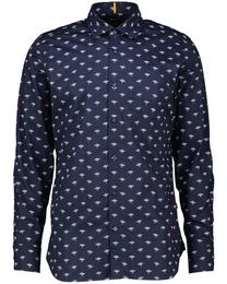 Langarmhemd Herren Freizeithemd REMITON (1-tlg)