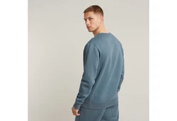 G-STAR Sweatshirt Premium Core Pacior Blau/Hellblau/Grau