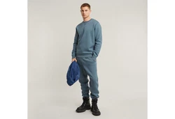 G-STAR Sweatshirt Premium Core Pacior Blau/Hellblau/Grau