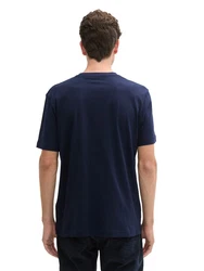 TOM TAILOR Print Shirt Dunkelblau/Blau/Hellblau