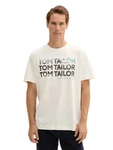 TOM TAILOR Print Shirt Beige/Khaki/Gelb/Grau/Mischfarben