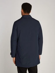 Tommy Hilfiger Kurzmantel LW PACKABLE CARCOAT mit Druckknopfleiste Dunkelblau/Blau/Hellblau