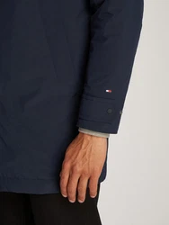 Tommy Hilfiger Kurzmantel LW PACKABLE CARCOAT mit Druckknopfleiste Dunkelblau/Blau/Hellblau