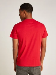 Tommy Jeans Plus Rundhalsshirt TJM SLIM ENTRY GRAPHIC TEE Grün