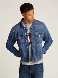 Jeansjacke RYAN RGLR TRCKR JCKT CH0152 mit Logostickerei