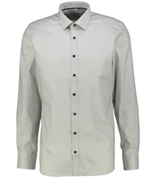 OLYMP Businesshemd BODY FIT Grau/Khaki/Hellgrün/Hellgrau