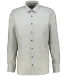 OLYMP Businesshemd BODY FIT Grau/Khaki/Hellgrün/Hellgrau