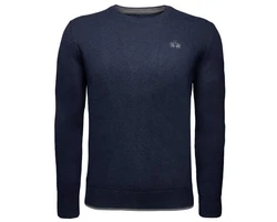 La Martina Rundhalspullover XMS012 Herren Blau/Dunkelblau
