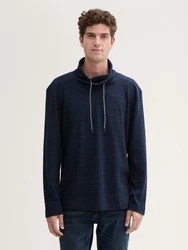 TOM TAILOR T-Shirt Hellblau/Dunkelblau/Lila/Blau