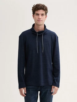 TOM TAILOR T-Shirt Hellblau/Dunkelblau/Lila/Blau