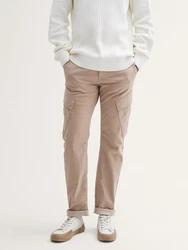 TOM TAILOR Thermolite Tapered Cargo Hose 5-Pocket-Jeans Beige/Khaki