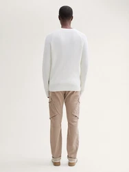 TOM TAILOR Thermolite Tapered Cargo Hose 5-Pocket-Jeans Beige/Khaki
