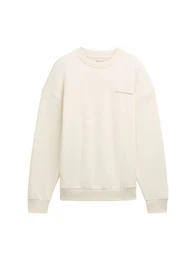 Sweatshirt Sweatshirt mit Textprint - Relaxed Fit